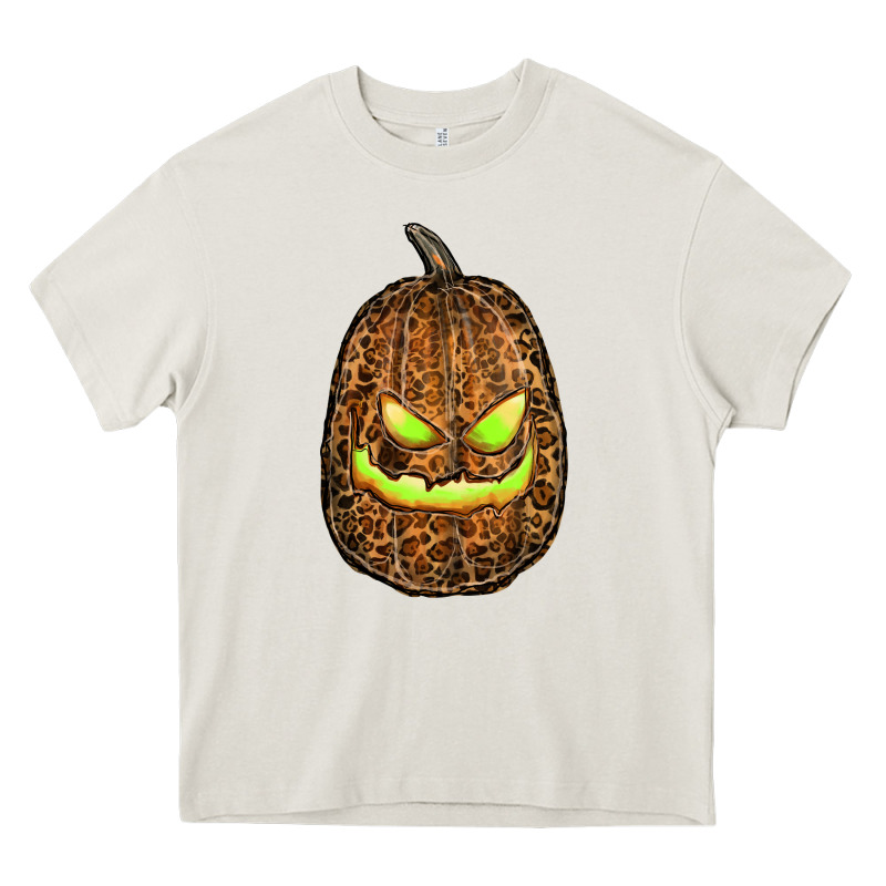 Watercolor Leopard Pumpkin Heavy Core Tee by RanaPortraitStore | Teevron