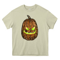 Mossy watercolor leopard pumpkin Heavy Core Tee - RanaPortraitStore