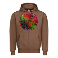 Chestnut halloween round Zipper Hoodie - BundleAndBundleShop