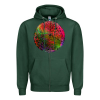 Sports Green halloween round Zipper Hoodie - BundleAndBundleShop