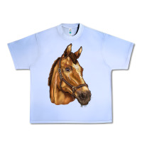 Grape Ice horse Urban Heavy Tee - BarkalooDesign