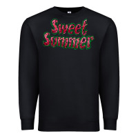 Black sweet summer watermelon Premium Sweatshirt - NancyCooperArtShop