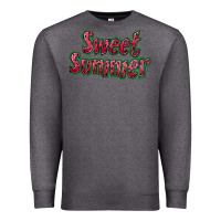 Charcoal Heather sweet summer watermelon Premium Sweatshirt - NancyCooperArtShop