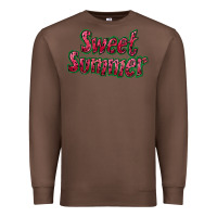 Chestnut sweet summer watermelon Premium Sweatshirt - NancyCooperArtShop