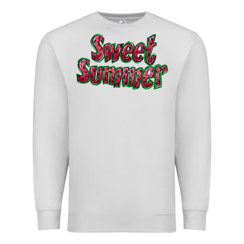 Sweet Summer Watermelon Premium Sweatshirt by NancyCooperArtShop | Teevron
