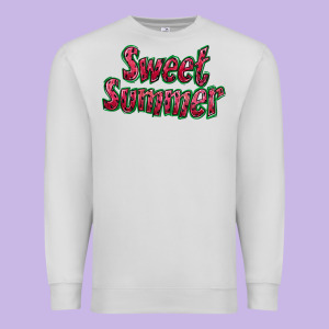 Sweet Summer Watermelon Premium Sweatshirt Designed By Nancycooperartshop