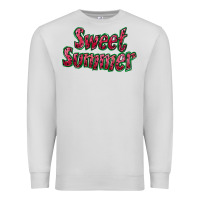 Dove Grey sweet summer watermelon Premium Sweatshirt - NancyCooperArtShop