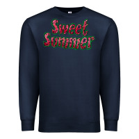 Navy sweet summer watermelon Premium Sweatshirt - NancyCooperArtShop