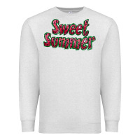 Oatmeal Heather sweet summer watermelon Premium Sweatshirt - NancyCooperArtShop