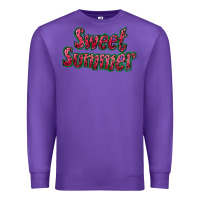 Purple sweet summer watermelon Premium Sweatshirt - NancyCooperArtShop