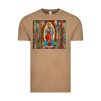 Vintage Coffee our lady of Guadalupe serape Vintage Tee - BarkalooDesign