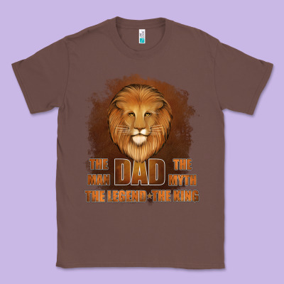 Dad The Man Leather Background Classic Tee Designed By Jasminsmagicworld