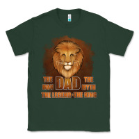 Sports Green Dad The Man Leather Background Classic Tee - Jasminsmagicworld