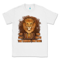White Dad The Man Leather Background Classic Tee - Jasminsmagicworld