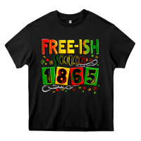 Black Free-ish since 1865 Heavy Core Tee - Zillion Design Studio