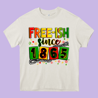 Free-ish Since 1865 Heavy Core Tee Designed By Zillion Design Studio
