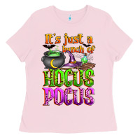Bubblegum Pink it's just a bunch of hocus pocus Ladies Tee - Zillion Design Studio