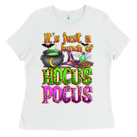 White it's just a bunch of hocus pocus Ladies Tee - Zillion Design Studio