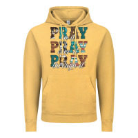 Vintage Mustard pray on it pray over it pray through it Vintage Hoodie - Artiststas