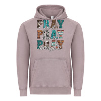 Vintage Zinc pray on it pray over it pray through it Vintage Hoodie - Artiststas