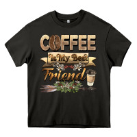 Asphalt coffee is my best friend Heavy Core Tee - BarkalooDesign