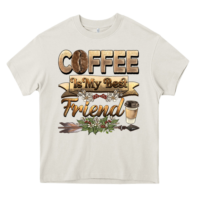 Coffee Is My Best Friend Heavy Core Tee by BarkalooDesign | Teevron