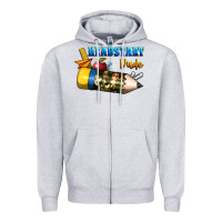 Heather Grey headstart dude Zipper Hoodie - BundleAndBundleShop