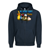 Navy headstart dude Zipper Hoodie - BundleAndBundleShop