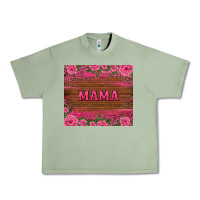 Oil Green floral leopard mama tumbler Urban Heavy Tee - BarkalooDesign