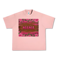 Salmon floral leopard mama tumbler Urban Heavy Tee - BarkalooDesign