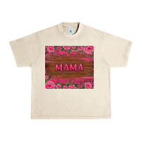 Sandshell floral leopard mama tumbler Urban Heavy Tee - BarkalooDesign