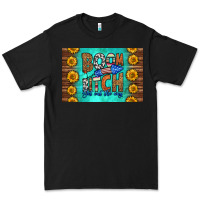Black boom bitch get out the way skinny metal can holder Premium Tee - HRA Design Shop