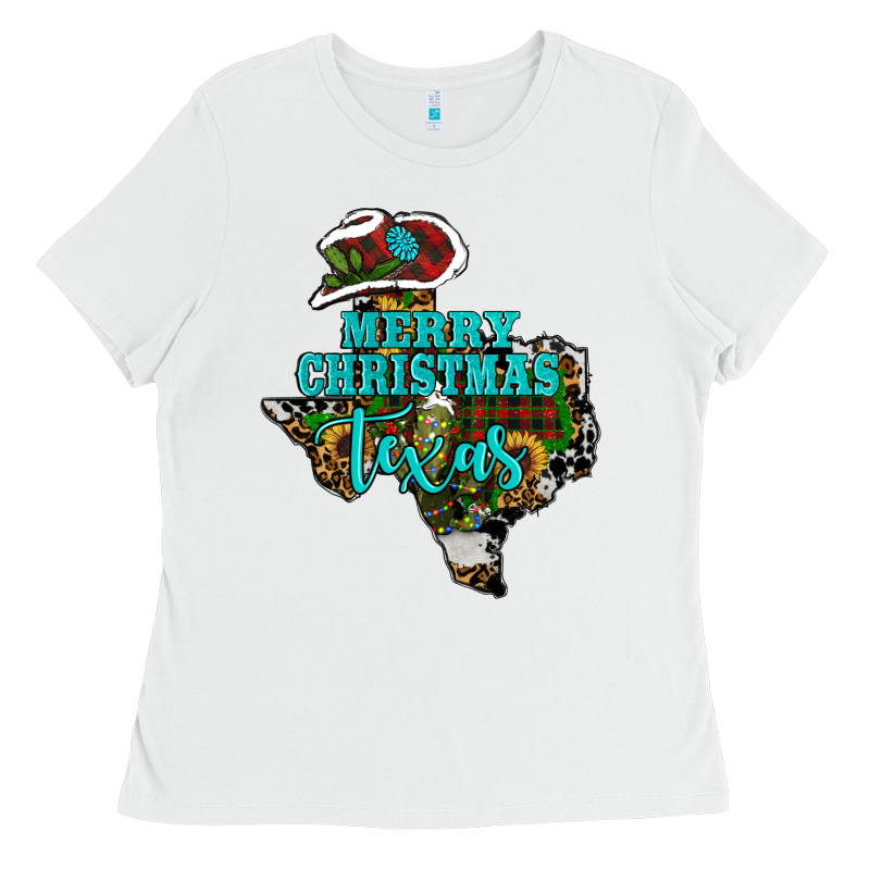 Merry Christmas Texas Ladies Tee by RanaPortraitStore | Teevron