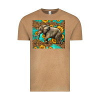 Vintage Camel western sunflowers elephant Vintage Tee - LillyAllenDesigns