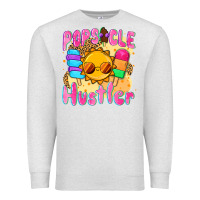 Oatmeal Heather popsicle hustler Premium Sweatshirt - NancyCooperArtShop