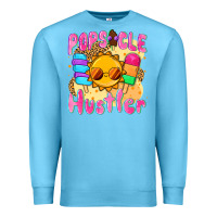 Ocean Blue popsicle hustler Premium Sweatshirt - NancyCooperArtShop