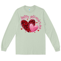 Matcha happy valentine's day hearts Long Sleeve Tee - MaliasSmallBusiness