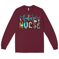 Burgundy future nurse Long Sleeve Tee - JahusDesignShop