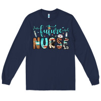Navy future nurse Long Sleeve Tee - JahusDesignShop