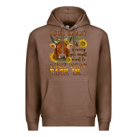 Chestnut Your crazy is showing Premium Hoodie - NancyCooperArtShop