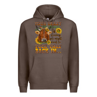 Coffee Your crazy is showing Premium Hoodie - NancyCooperArtShop