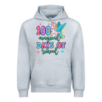 Heather Grey hundred magical days of school unicorn Urban Hoodie - OliviaCreatesArt