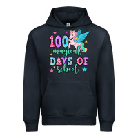 Navy hundred magical days of school unicorn Urban Hoodie - OliviaCreatesArt