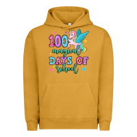 Pigment Peanut Butter hundred magical days of school unicorn Urban Hoodie - OliviaCreatesArt