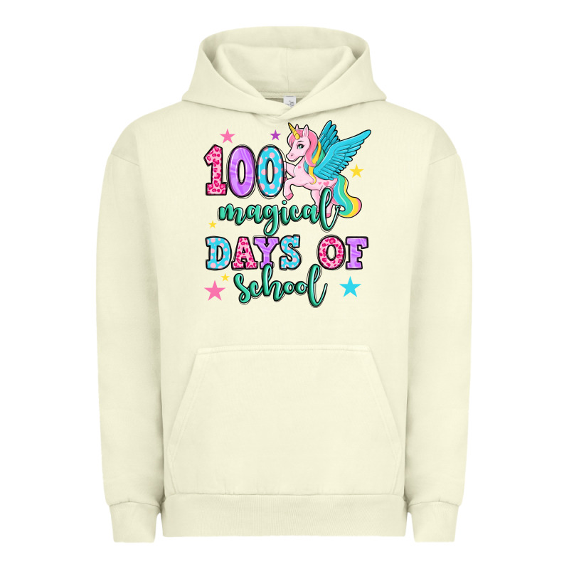 Hundred Magical Days Of School Unicorn Urban Hoodie by OliviaCreatesArt | Teevron