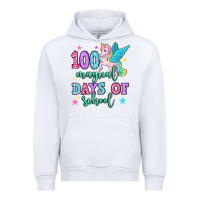 White hundred magical days of school unicorn Urban Hoodie - OliviaCreatesArt