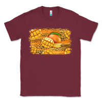 Burgundy Mango Background Classic Tee - Jasminsmagicworld