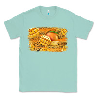 Seafoam Mango Background Classic Tee - Jasminsmagicworld