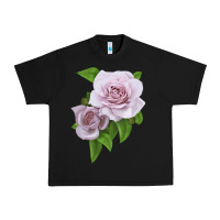 Black Silver Lining Rose Urban Heavy Tee - LillyAllenDesigns