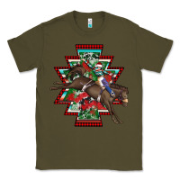 Army Green aztec rodeo christmas Classic Tee - AdoDesignShop